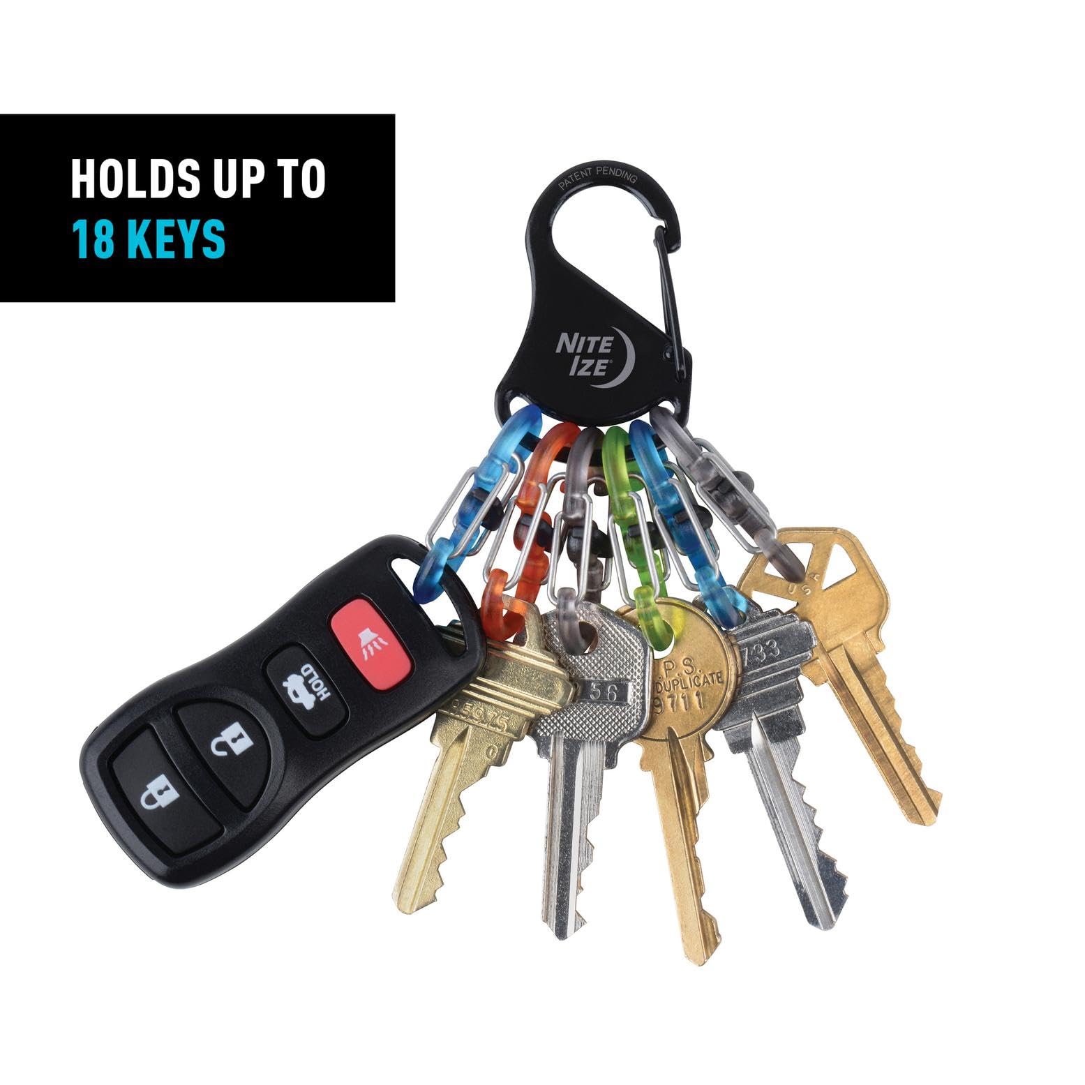 Amazon.com: Nite Ize KeyRack Steel S-Biner - Plastic Key Carabiner Amazon.com: Nite Ize KeyRack Steel S-Biner - Plastic Key Carabiner